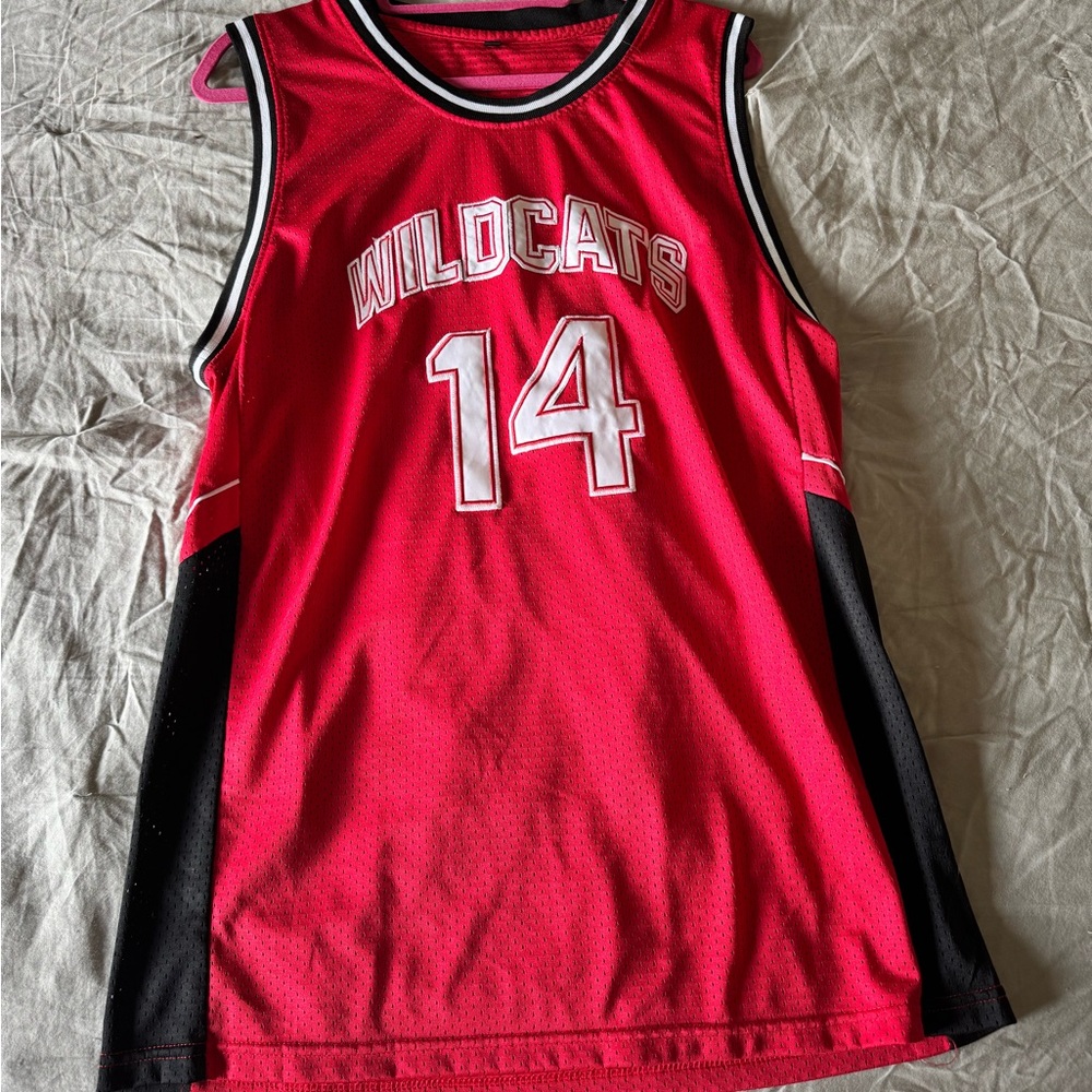 Red High School Musical Wildcats Basketball Jersey
